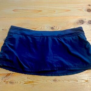 Navy blue swim skirt